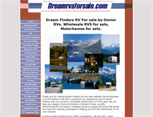 Tablet Screenshot of dreamrvsforsale.com